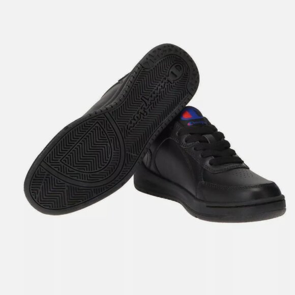 Champion Womens Super C Classic Court Sneakers 1432454 Lace Up Black Size 7.5 - Picture 2 of 6